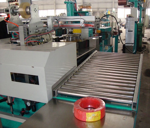 Cable Automatic Coiling and Wrapping Machine-for sale